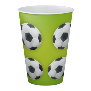 Copos de Papel 250ml - Futebol c/8 Make+