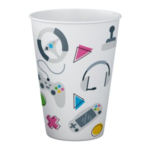 Copos de Papel 250ml - Game c/8 Make+