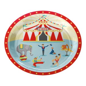 Pratos de Papel 18cm - Circo c/8 Make+