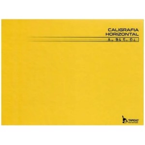 Caderno de Caligrafia 1/4 Horizontal Amarelo 96fls Tamoio