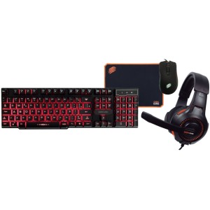 Combo Gamer Thunder (Teclado + Mouse + Headset + Mousepad) TM306 OEX