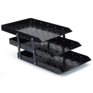 Caixa para Correspondência Tripla Móvel - Preta Waleu