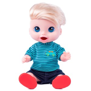 Boneco Baby's Collection Menino Comidinha 357 Super Toys