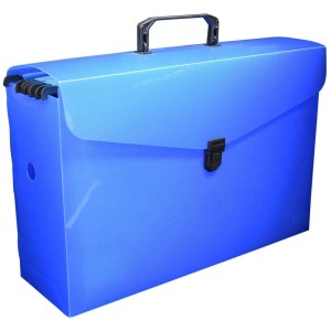 Maleta Arquivo com 6 Pastas Suspensas - Azul 1553AZ DAC