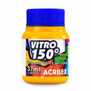 Tinta Vitro 150º 37ml - Amarelo Ouro 505 Acrilex