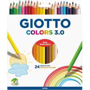 Lápis de Cor 24 Cores Colors 3.0 Giotto