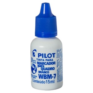 Tinta para Marcador de Quadro Branco WBM-7 Azul 15ml Pilot