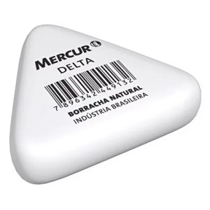 Borracha Escolar Branca Delta Mercur