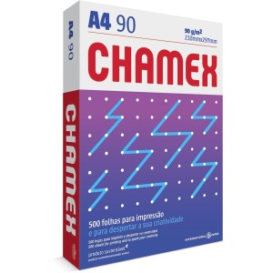 Papel Sulfite A4 Branco 90g 500 Folhas Chamex