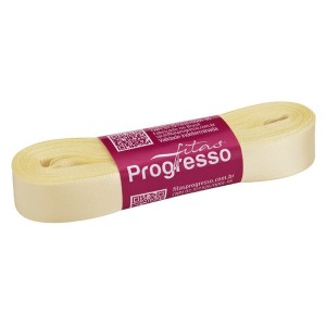 Fita de Cetim n.3 0336 - Amarelo Bebê Progresso