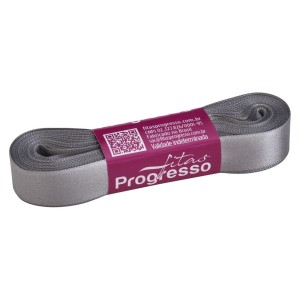 Fita de Cetim n.3 1222 - Cinza Progresso