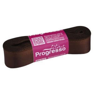 Fita de Cetim n.5 0340 - Marrom Café Progresso