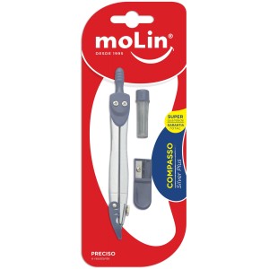 Compasso Escolar Silver Plus 11305 Molin