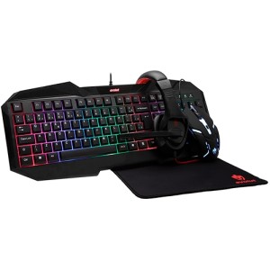 Combo Gamer (Teclado + Mouse + Fone + Mousepad) EG-50 Evolut
