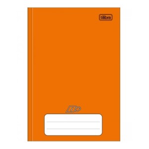 Caderno Brochura 1/4 Laranja 48fls Tilibra