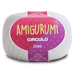 Linha Amigurumi 8001 - Branco Circulo