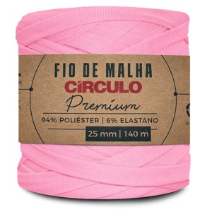 Fio de Malha Premium 3161 - Rosa Algodão Circulo