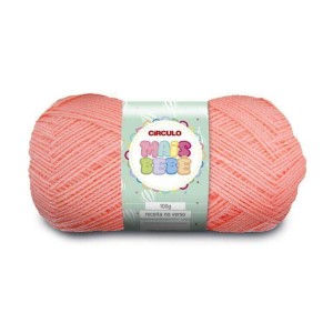 Lã Mais Bebê 0214 - Blush 100g Circulo