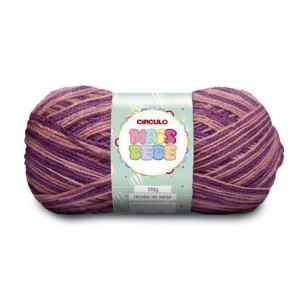 Lã Mais Bebê 9809 - Framboesa 100g Circulo