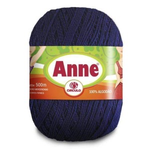Linha Anne 2856 - Anil Profundo Circulo