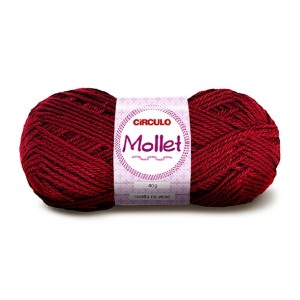 Lã Mollet 40g 0115 - Rubi Circulo