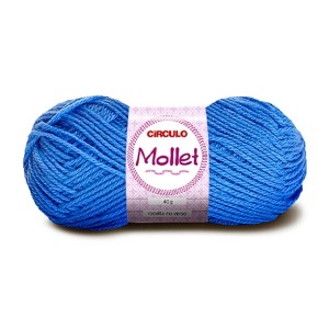 Lã Mollet 40g 2403 - Acqua Circulo