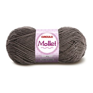 Lã Mollet 40g 7417 - Chumbo Circulo