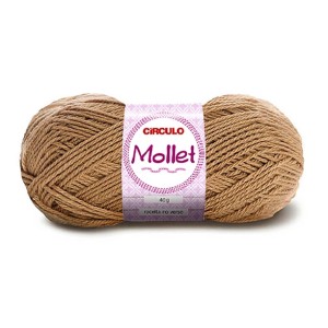 Lã Mollet 40g 7628 - Andíroba Circulo
