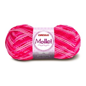 Lã Mollet 40g 9339 - Vibrante Circulo