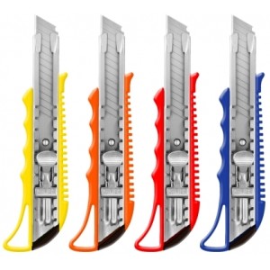 Estilete Largo 18mm Metálico Profissional Gatte