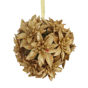 Bola Bico de Papagaio Laser Glitter Dourado Grillo