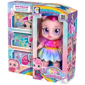 Boneca Rainbow Surprise com Dois Rabinhos 2708 Cotiplas