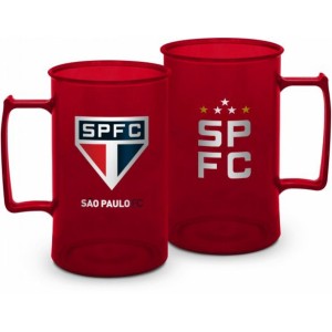 Caneca Acrílica 400ml - São Paulo Brasfoot