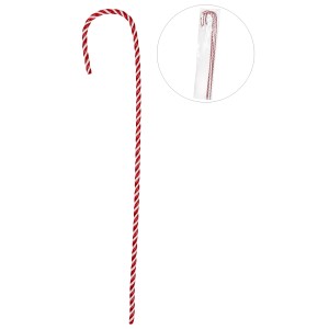 Enfeite Natalino Candy Vermelho e Branco 78cm 54022 Grillo