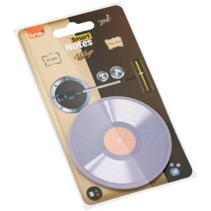 Bloco de Anotações 70mm x 70mm - Vintage Vinil 30 Folhas BRW