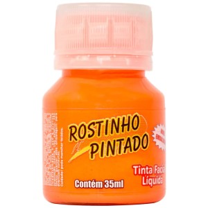Tinta Facial Líquida 35ml - Laranja Rostinho Pintado