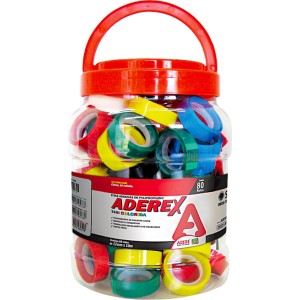 Fita Adesiva Colorida 12mm x 10m c/80 Adere