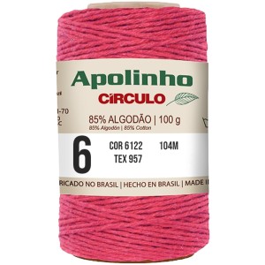 Barbante Apolinho n.6 6122 - Pink Circulo