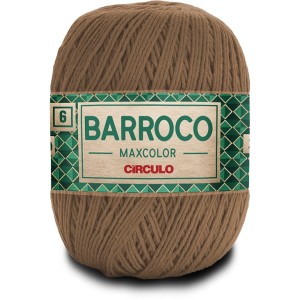 Barbante Barroco MaxColor n.6 400g 7603 - Castor Circulo