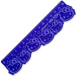 Régua 15cm Madeira Hello Kitty Leo e Leo