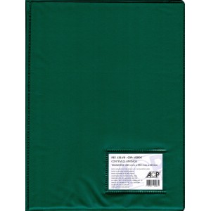 Pasta Catálogo Ofício com 20 Envelopes Finos Verde 132.VD ACP