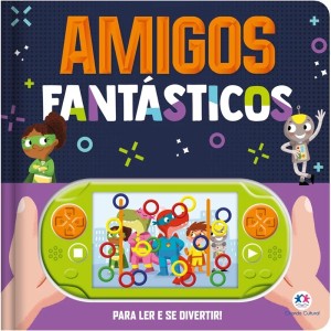 Livro com Jogo - Amigos Fantásticos Ciranda Cultural