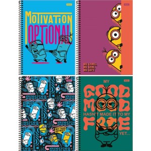 Caderno 10 Matérias Minions 160 Folhas Foroni