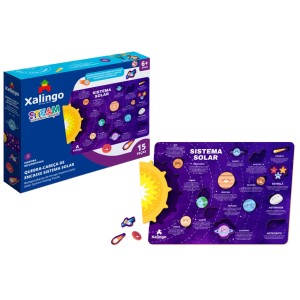 Quebra-Cabeça - Encaixe Sistema Solar 15 Peças 1744.3 Xalingo