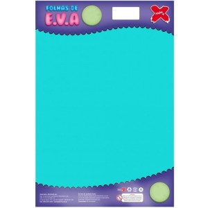 Placa de EVA Liso 40x60cm - Azul Luxo c/10