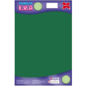 Placa de EVA Liso 40x60cm - Verde Escuro c/10