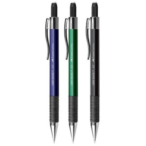 Lapiseira 0.7mm Grip Matic Metal Faber Castell