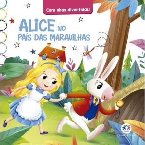 Livro com Abas Divertidas - Alice no País das Maravilhas Ciranda Cultural