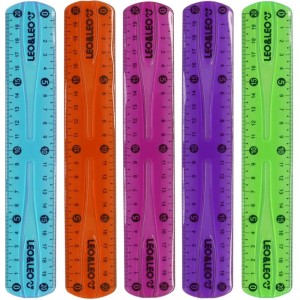 Régua 20cm Flexível Sortida Leo e Leo