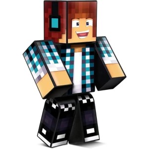 Boneco Authentic Games 35cm Minecraft Youtubers Algazarra